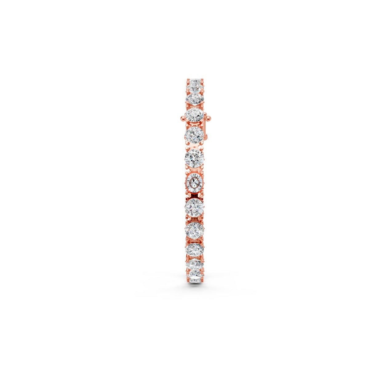 Blush Radiance Diamond Tennis Bracelet