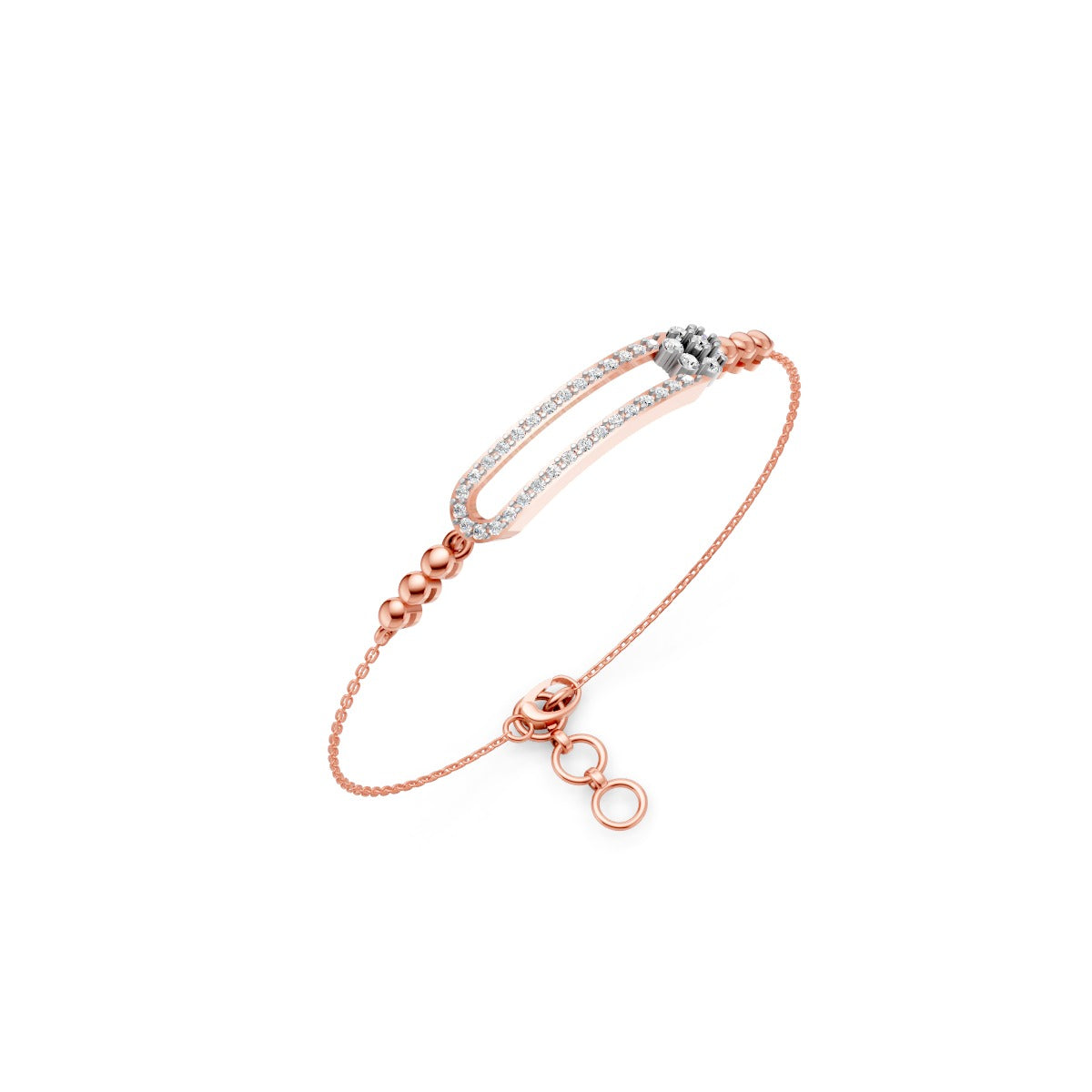Infinity Arc Diamond Bracelet