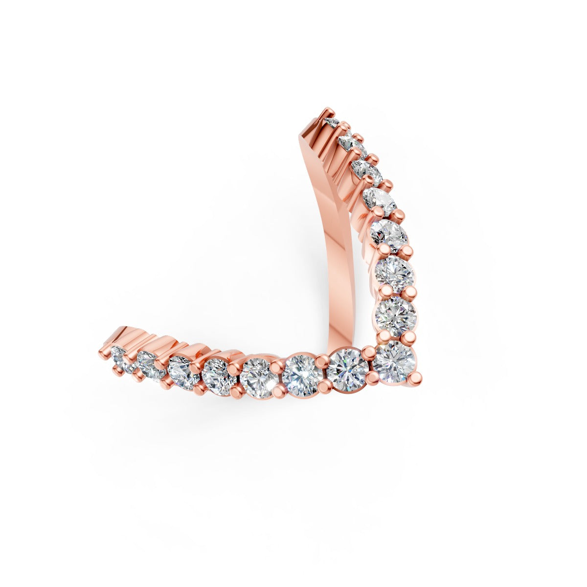 Graduated Diamond Band Ring