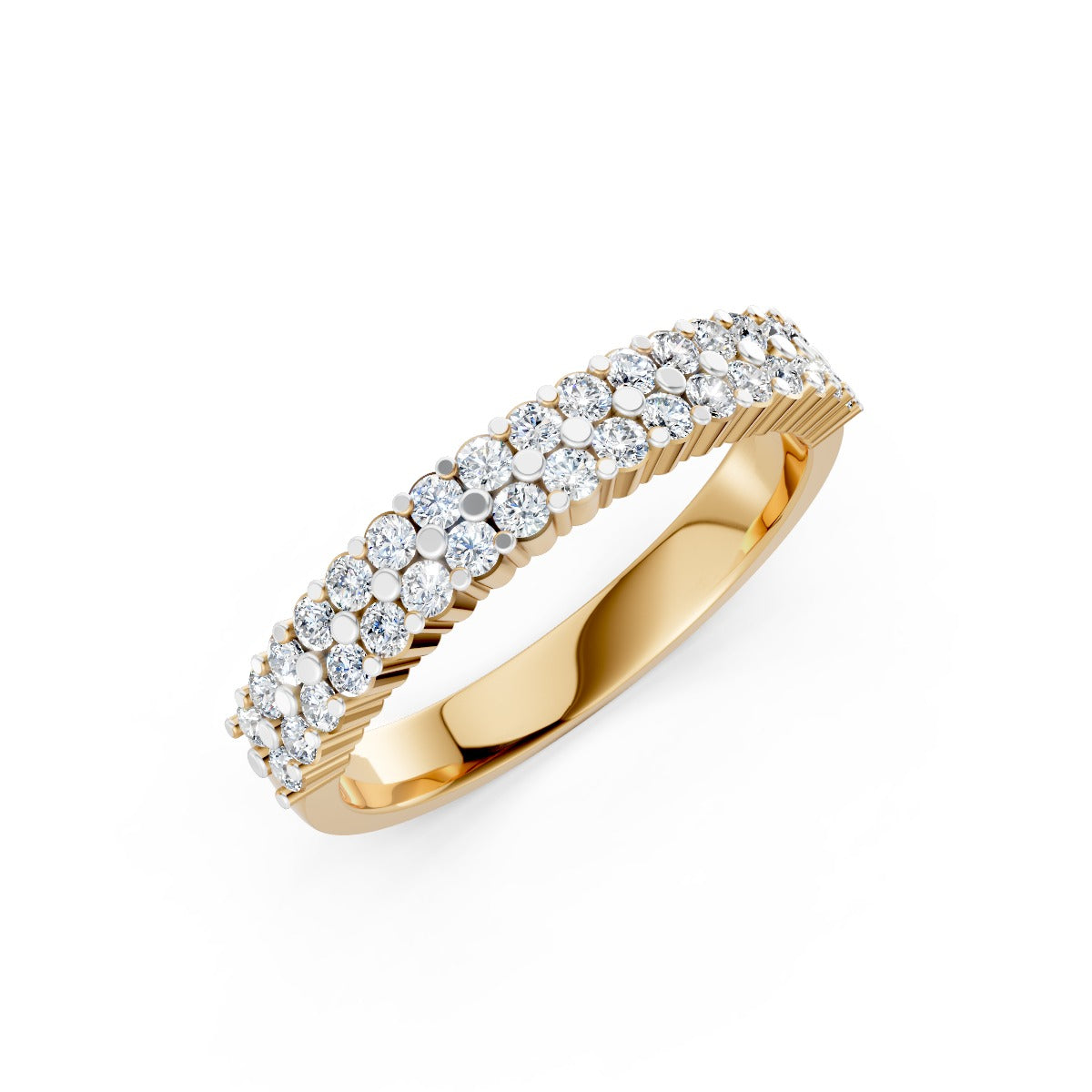Closely Set Round Diamonds Ring