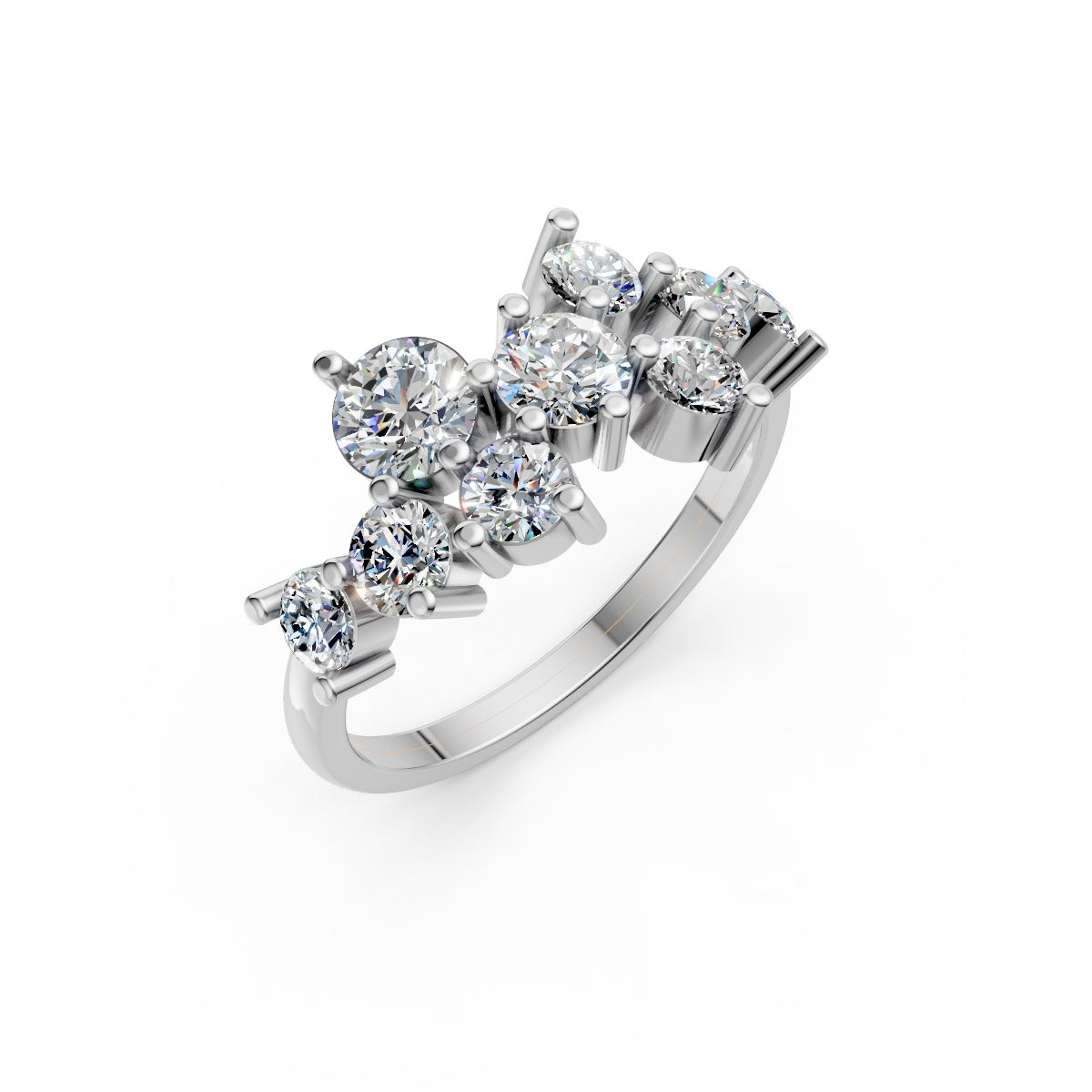 Multiple Round Diamond Ring