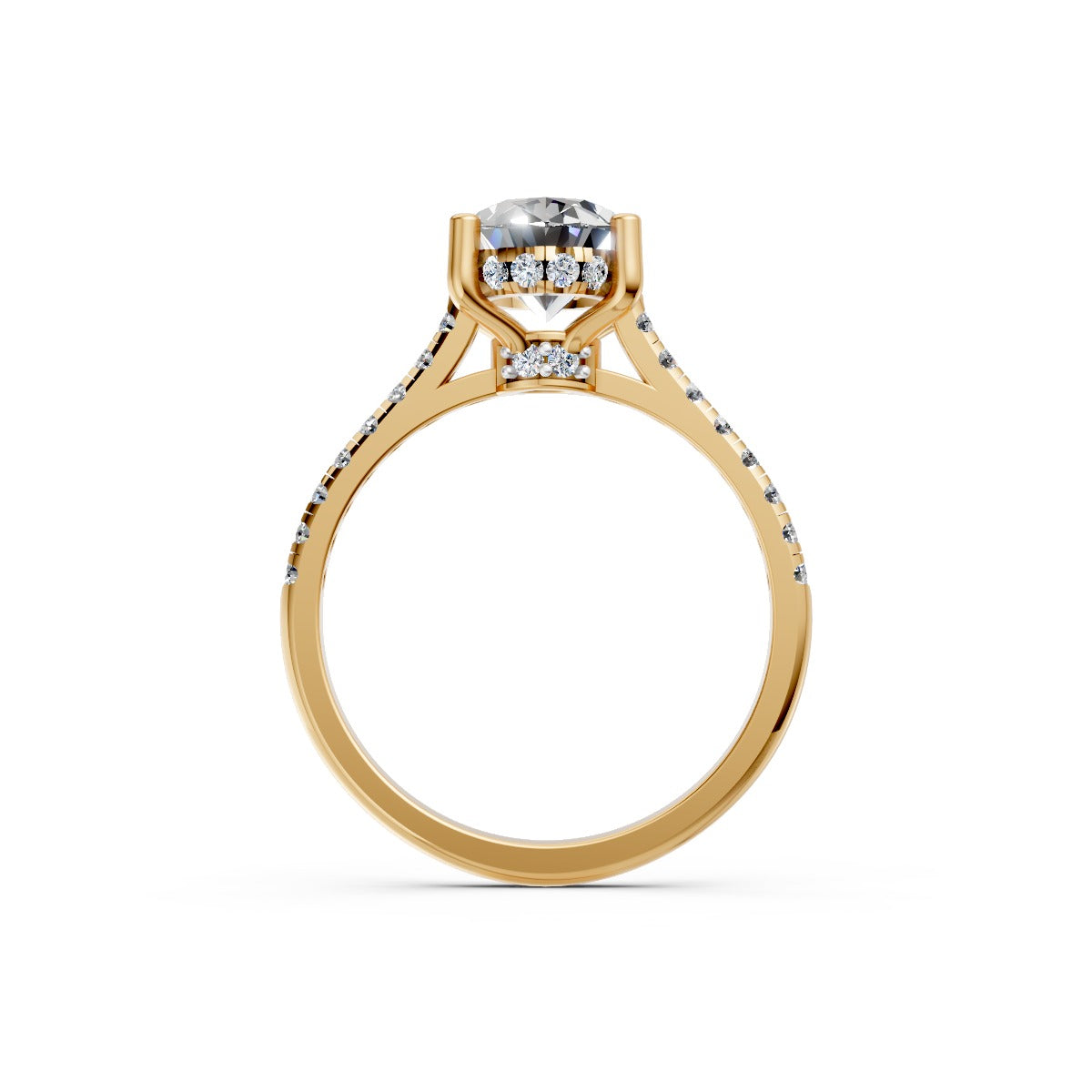 Elysian Oval Solitaire Ring