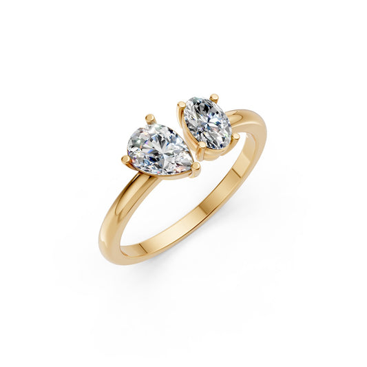 Dual Shaped Diamond Ring
