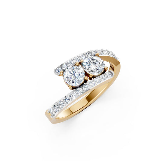 Modern Bypass Style Ring