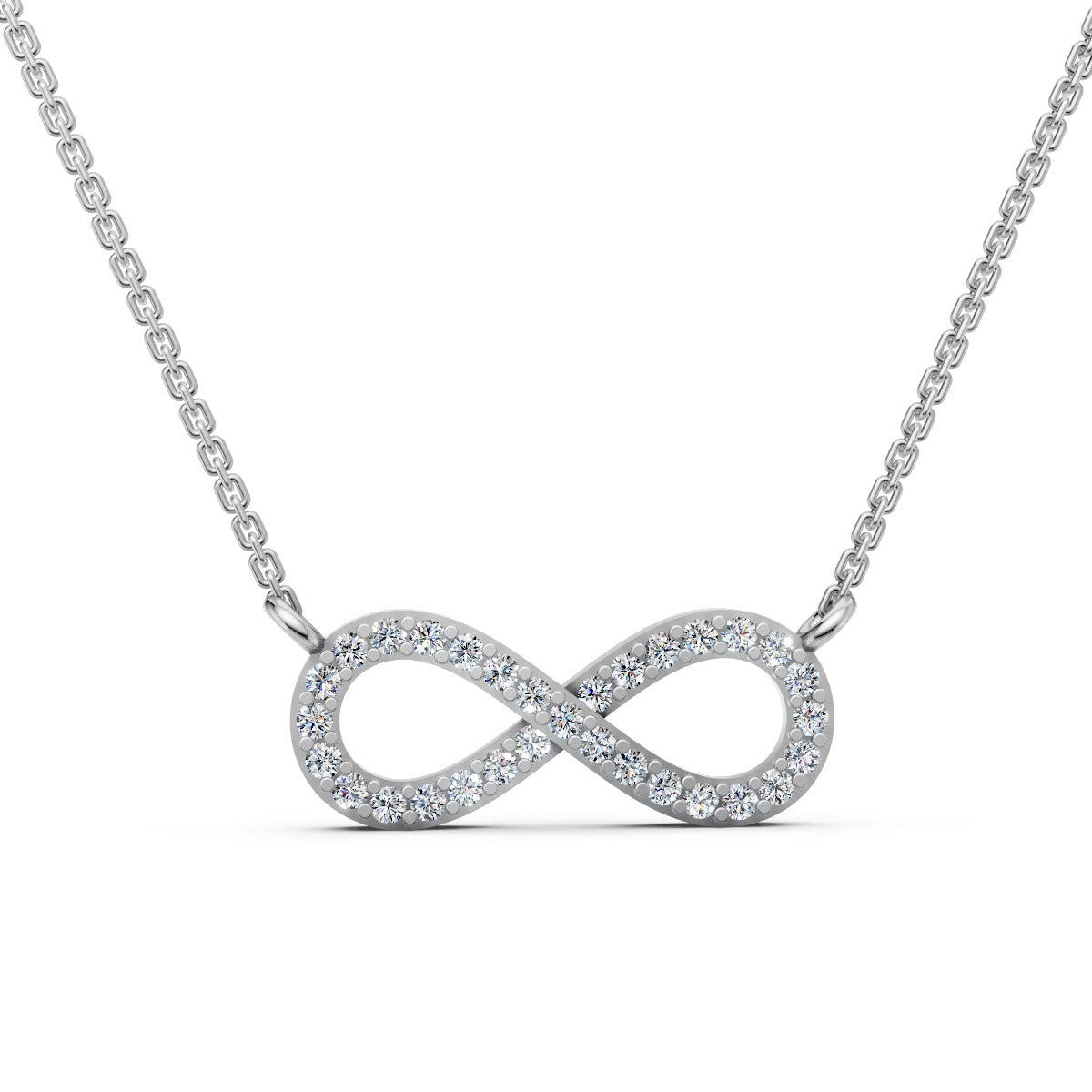 Infinity Diamond Pendant