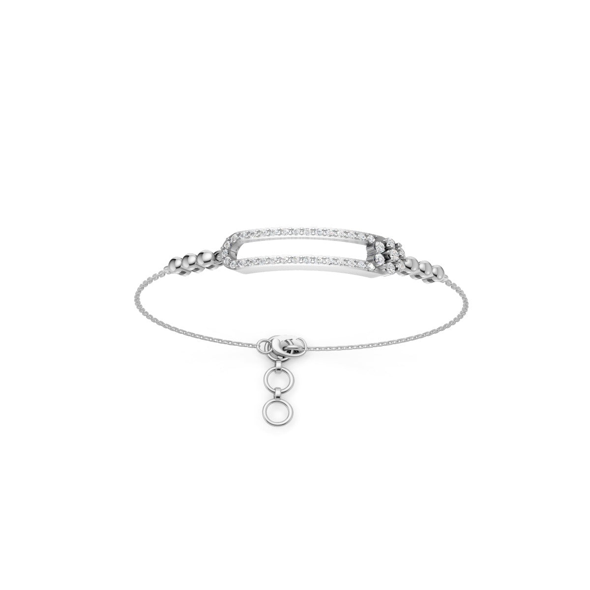 Infinity Arc Diamond Bracelet