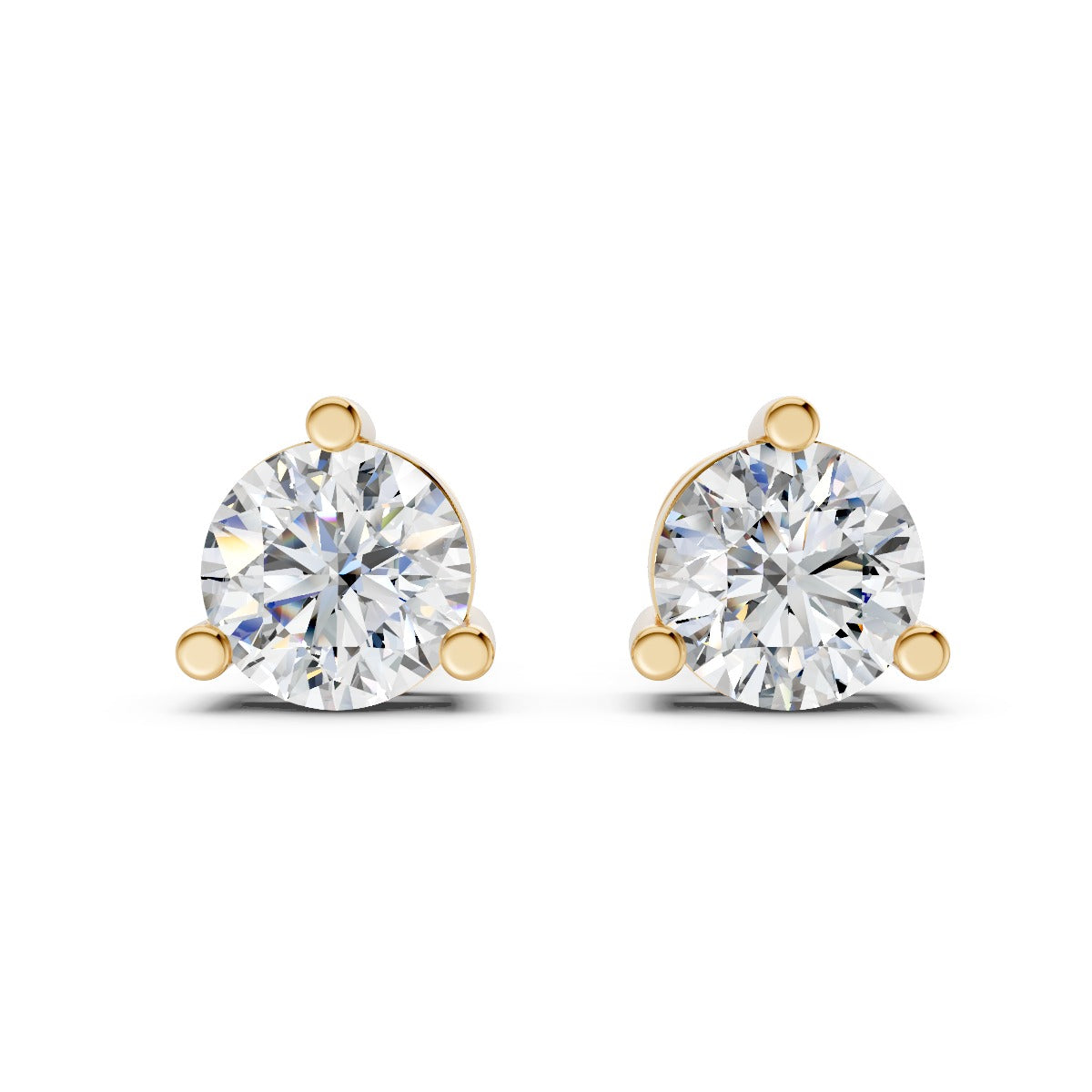Mono-luxe Solitaire Earring