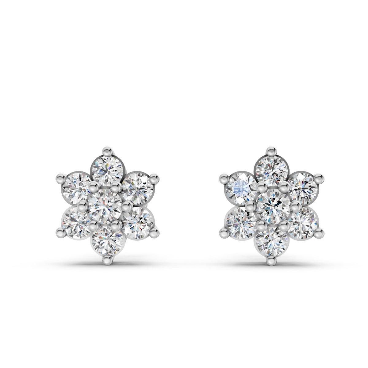 Diamond Buds Earring