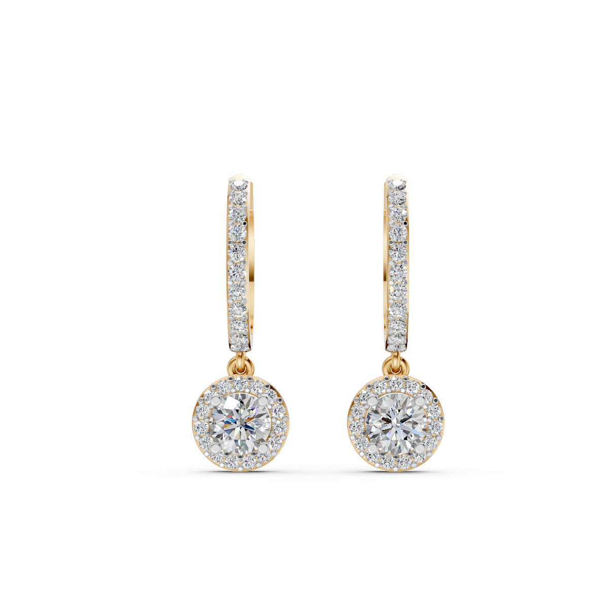 Gilded Halo Hoops