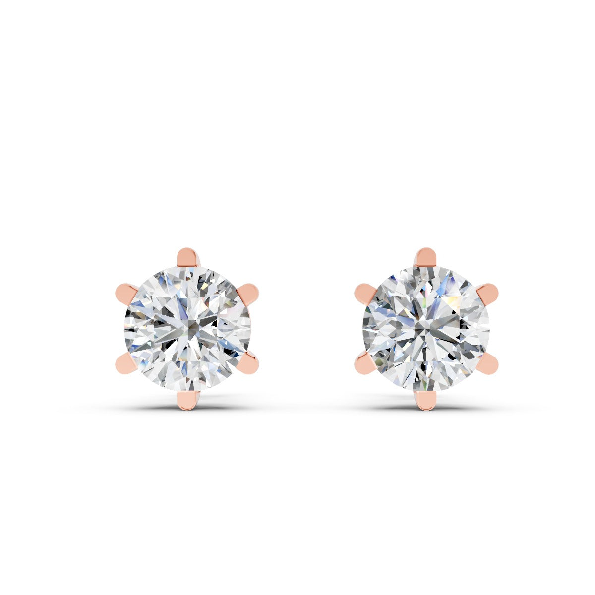 Solara Solitaire Diamond Stud