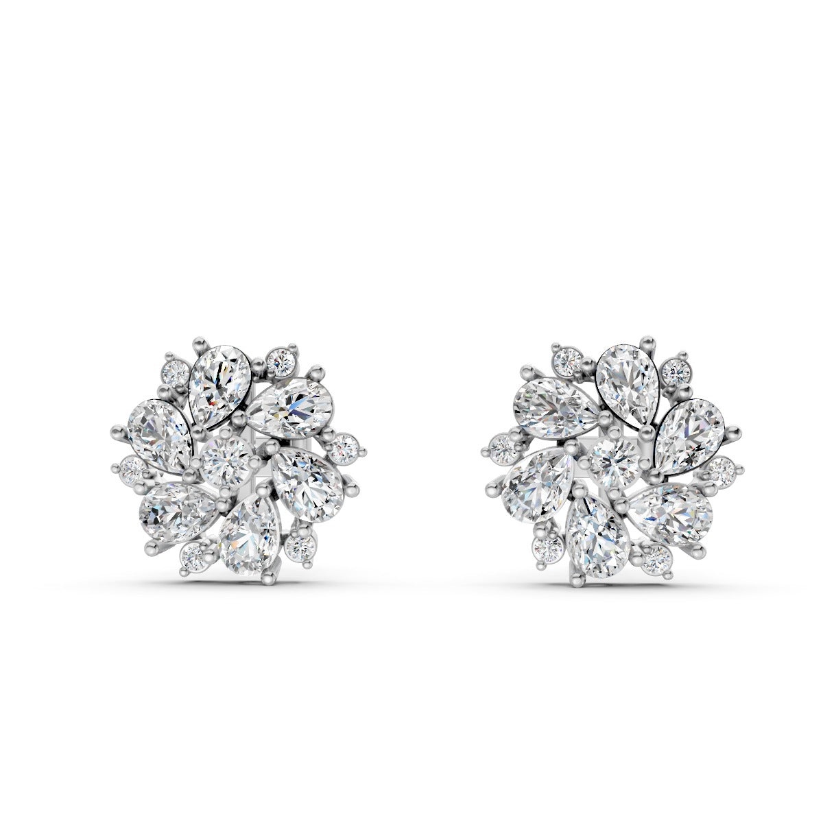 Solar Flare Diamond Earring