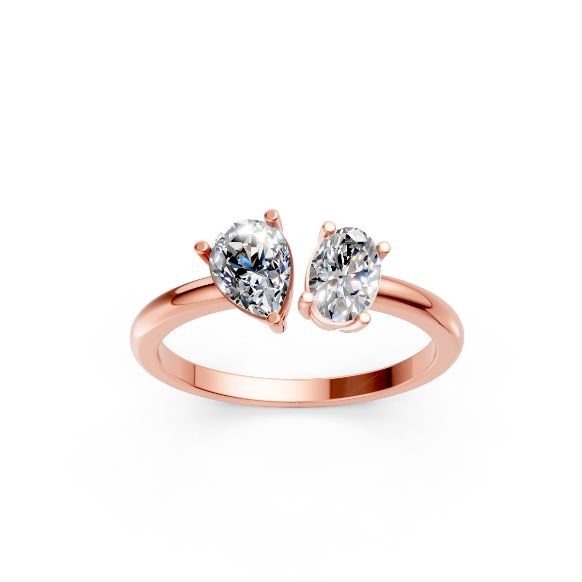 Dual Shaped Diamond Ring