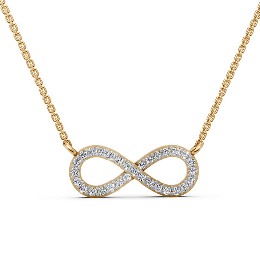 Infinity Diamond Pendant