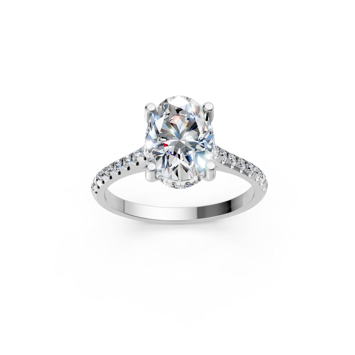 Elysian Oval Solitaire Ring