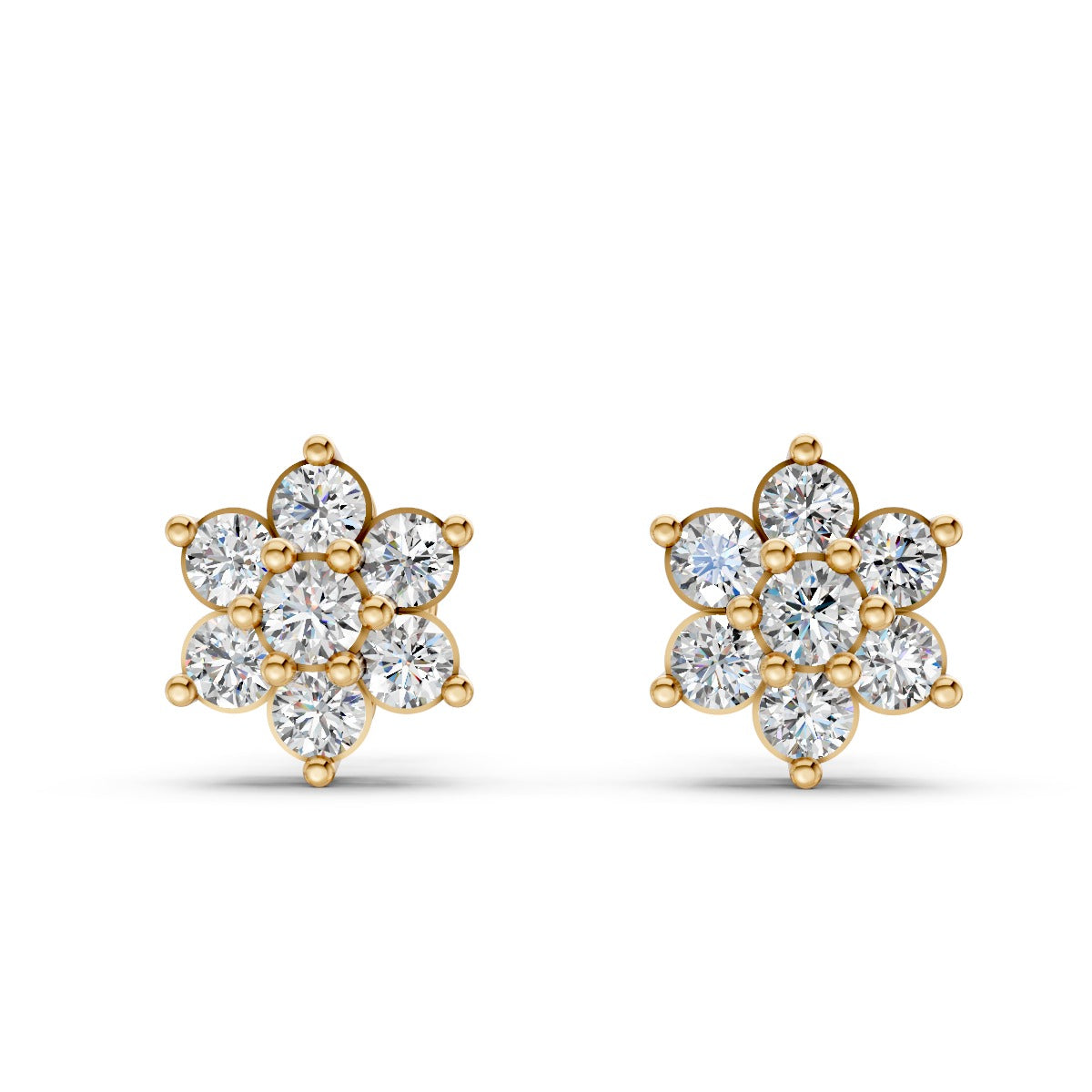 Diamond Buds Earring