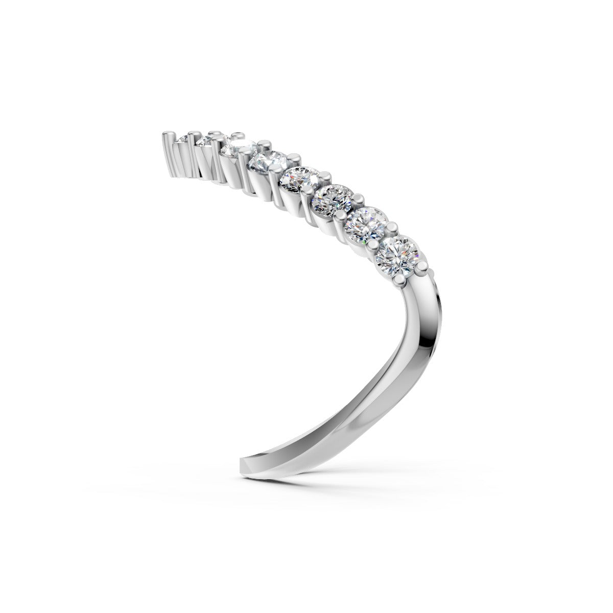 Graduated Diamond Band Ring