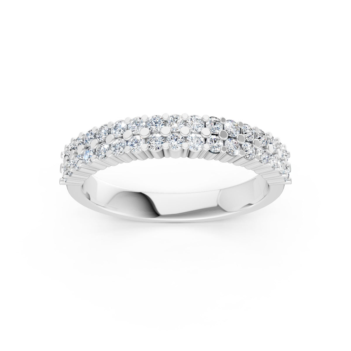 Closely Set Round Diamonds Ring