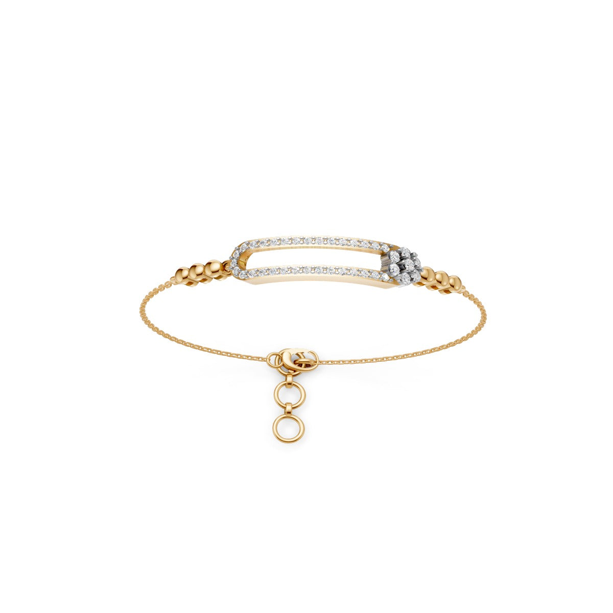 Infinity Arc Diamond Bracelet