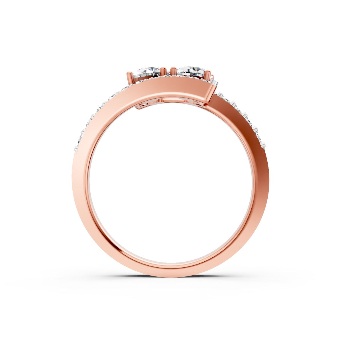 Modern Bypass Style Ring