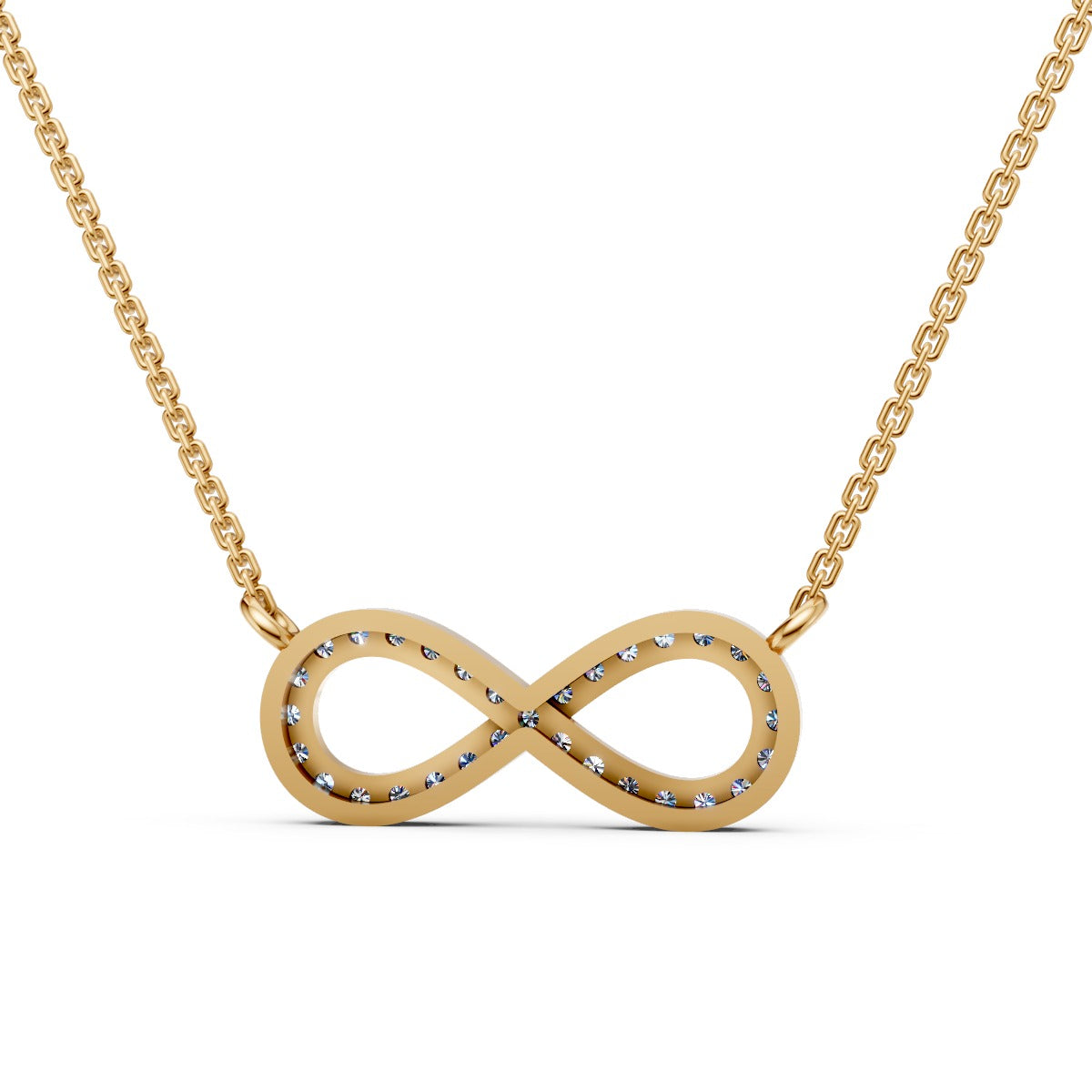 Infinity Diamond Pendant