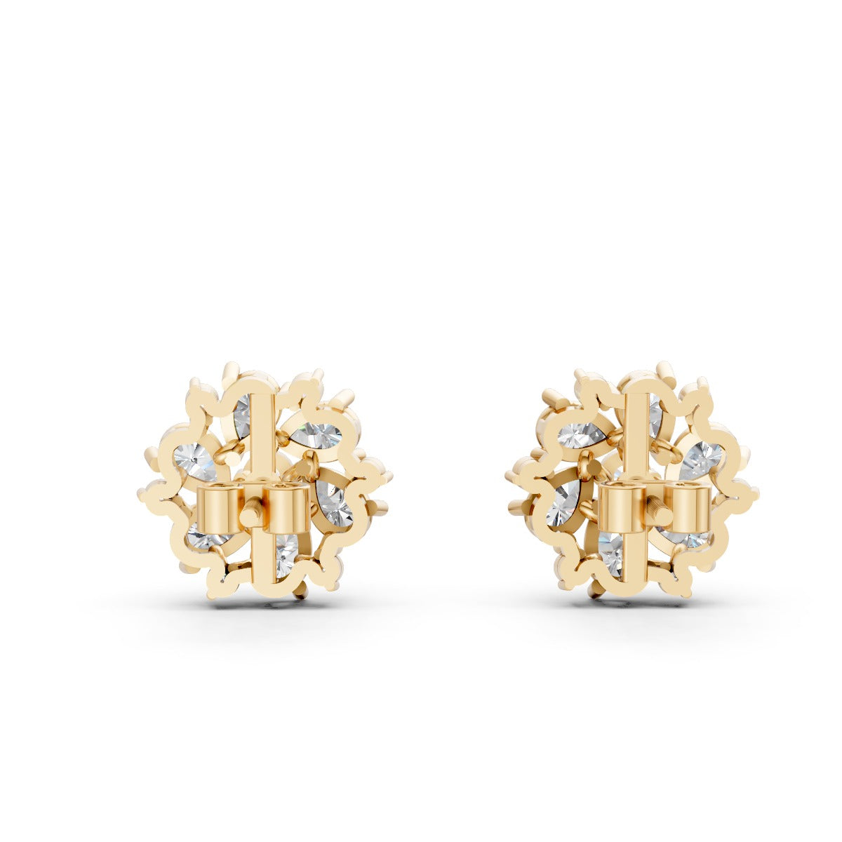 Solar Flare Diamond Earring