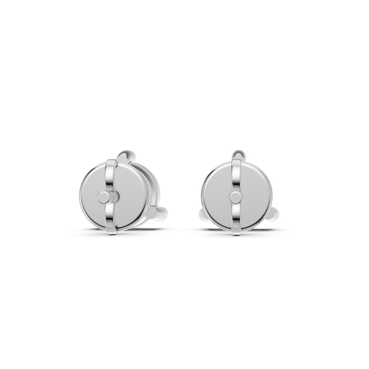Classic Round Solitaire Diamond Stud