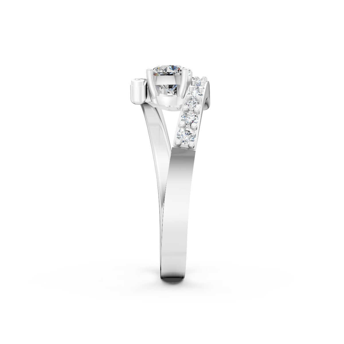 Modern Bypass Style Ring