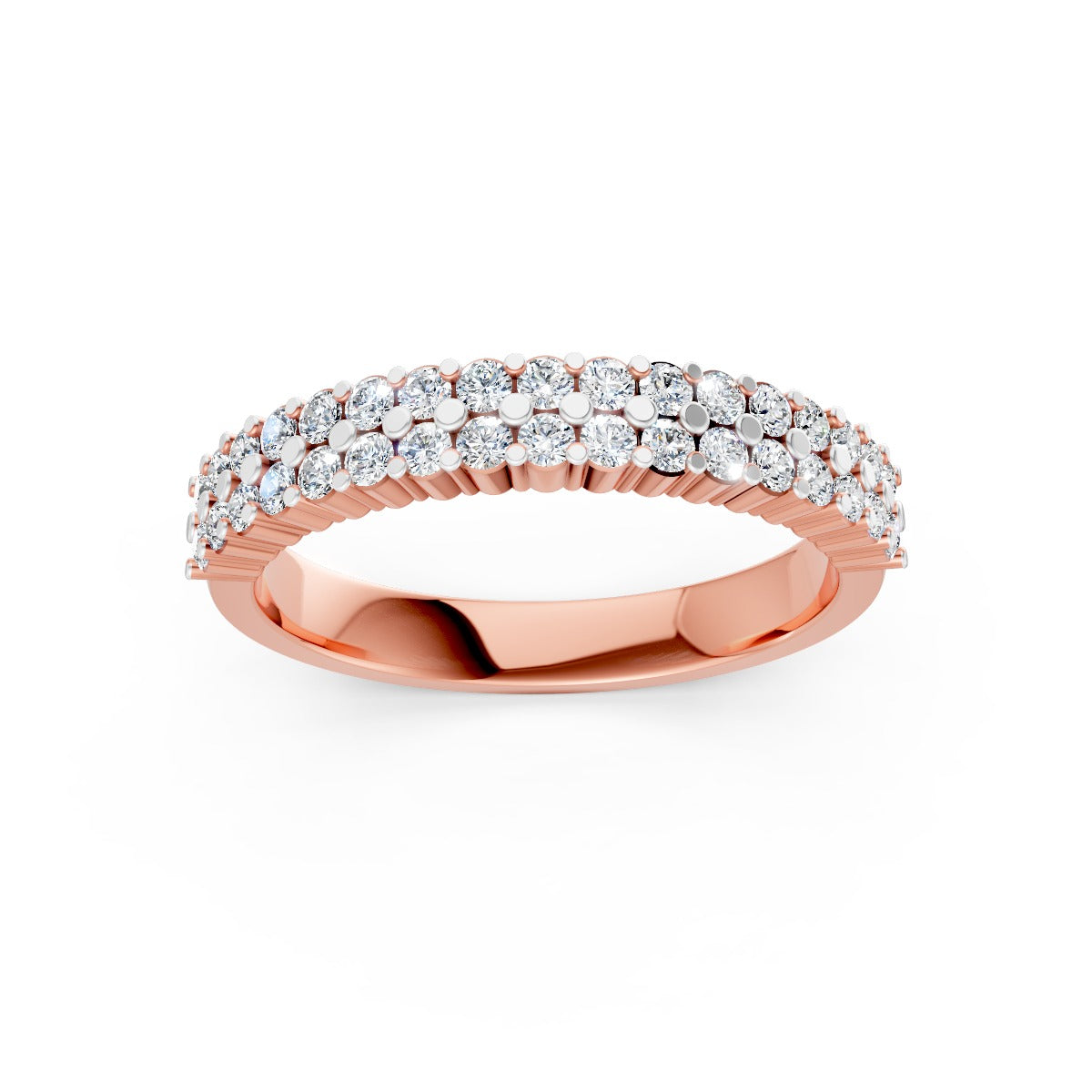 Closely Set Round Diamonds Ring