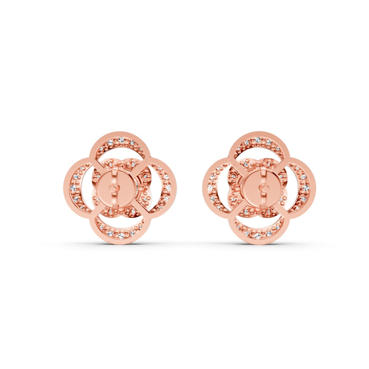 Galaxy Flower Solitaire Earring