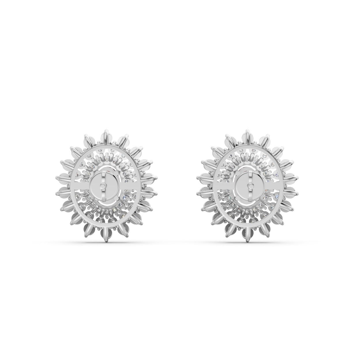 Crimson Ruby Radiance Earring