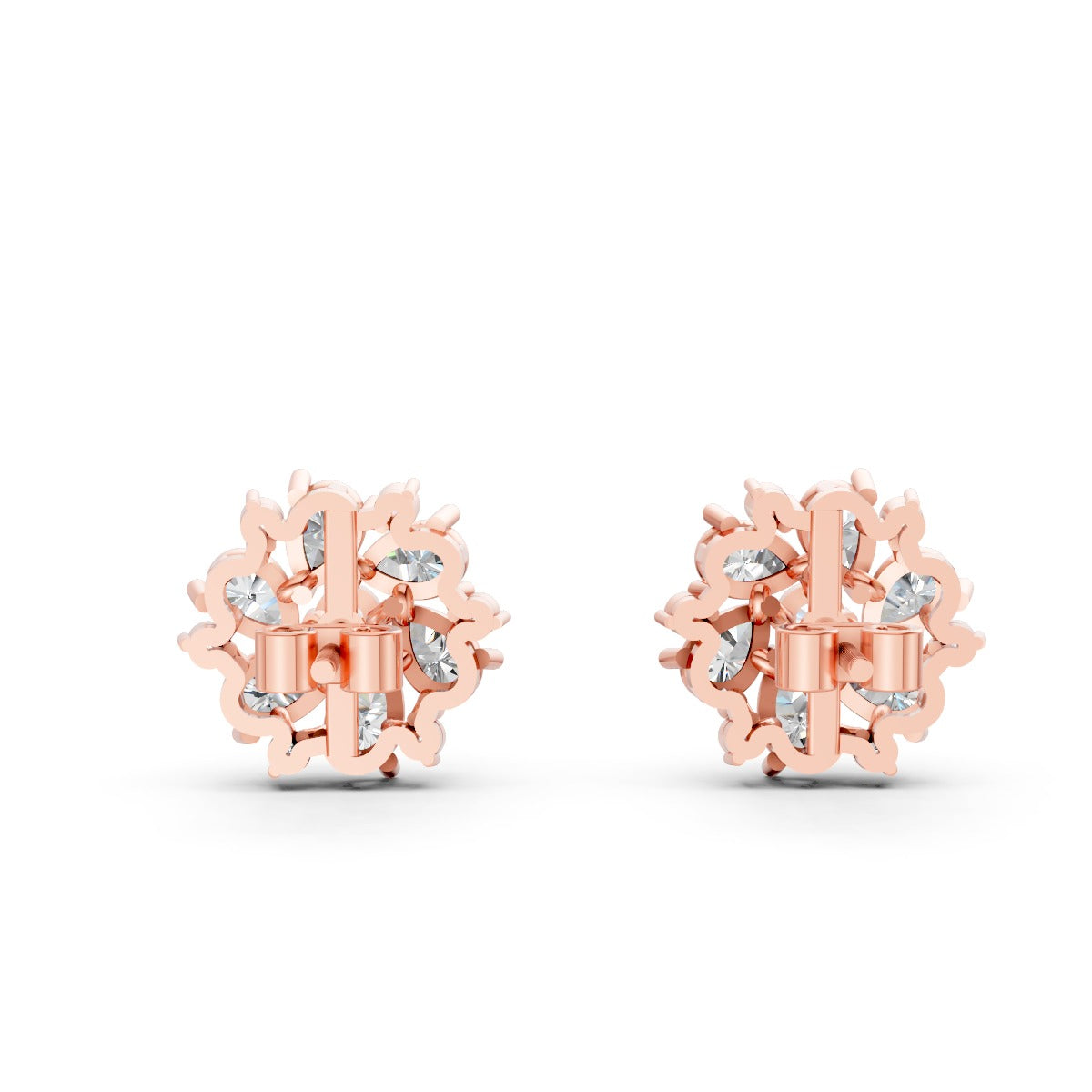 Solar Flare Diamond Earring