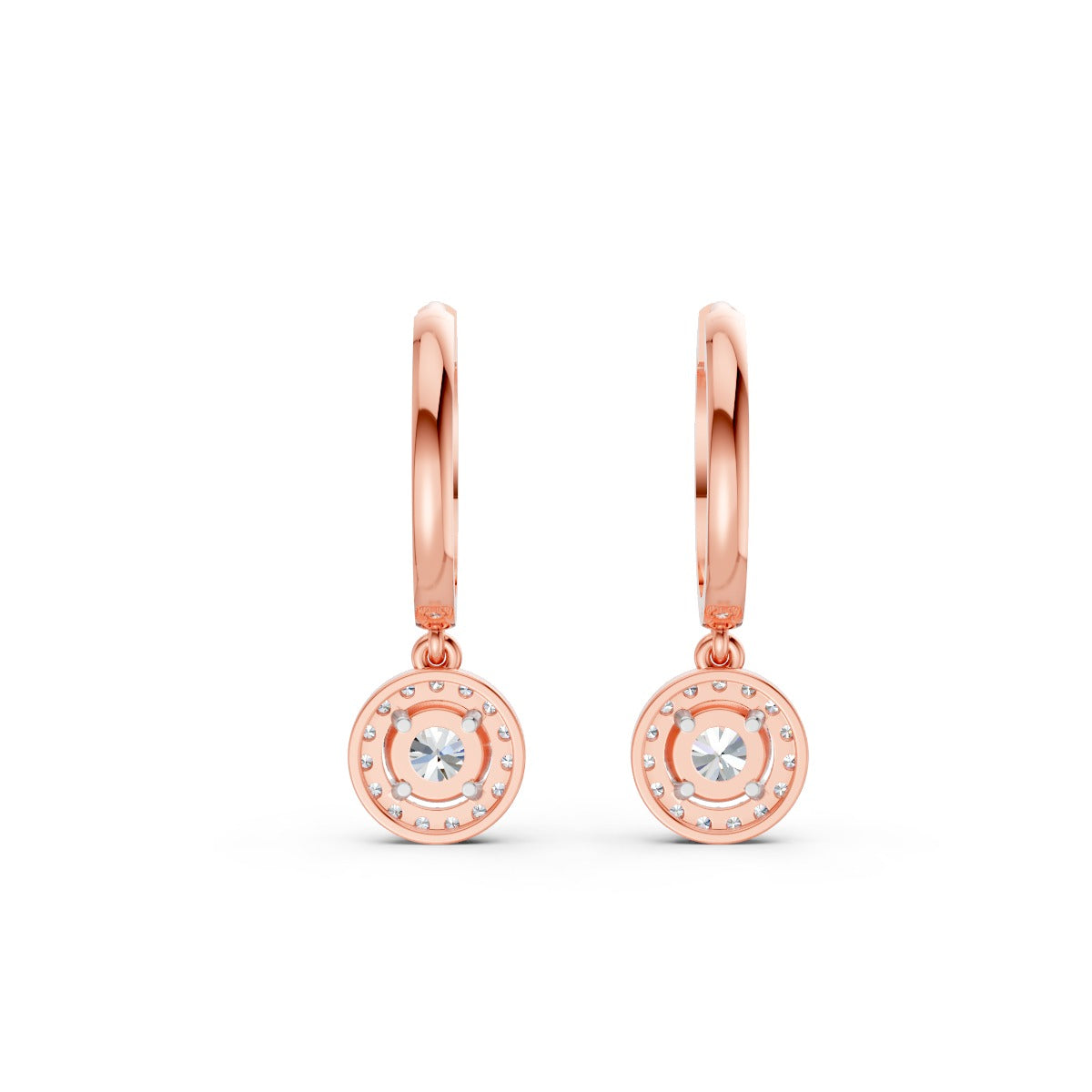 Gilded Halo Hoops
