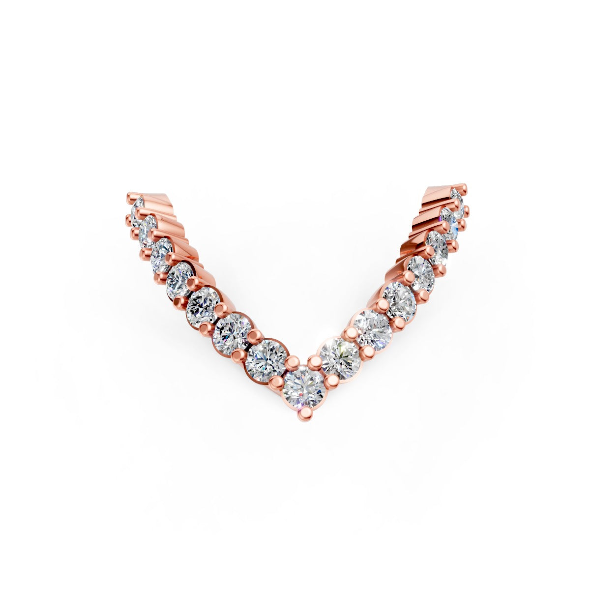 Graduated Diamond Band Ring