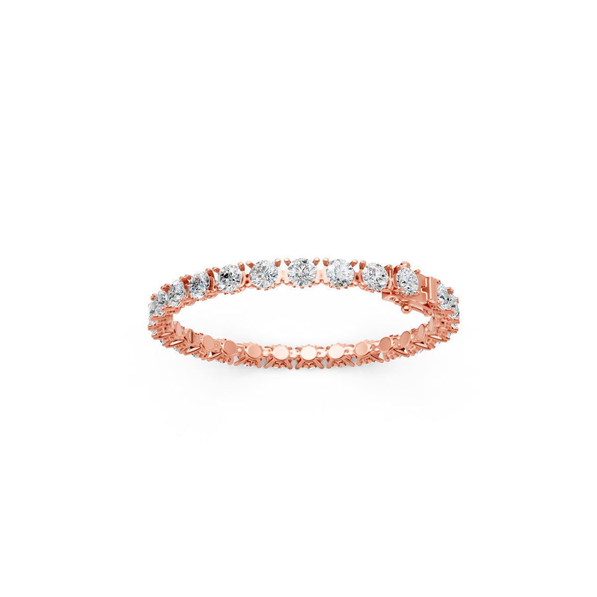 Blush Radiance Diamond Tennis Bracelet