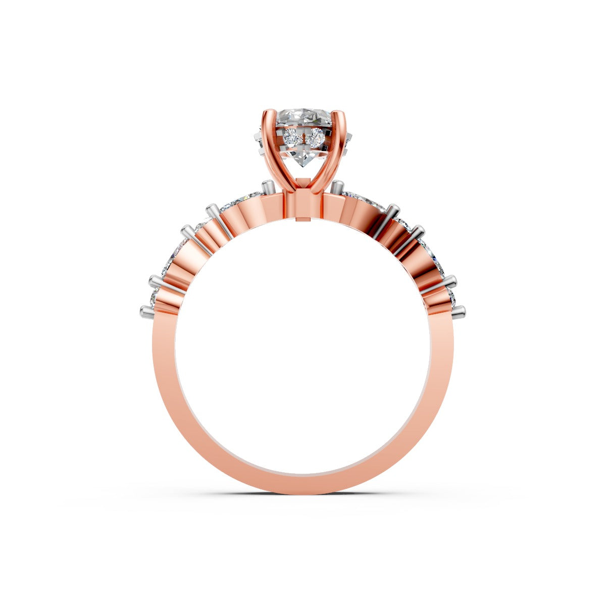 Oval-Cut Solitaire Diamond Ring