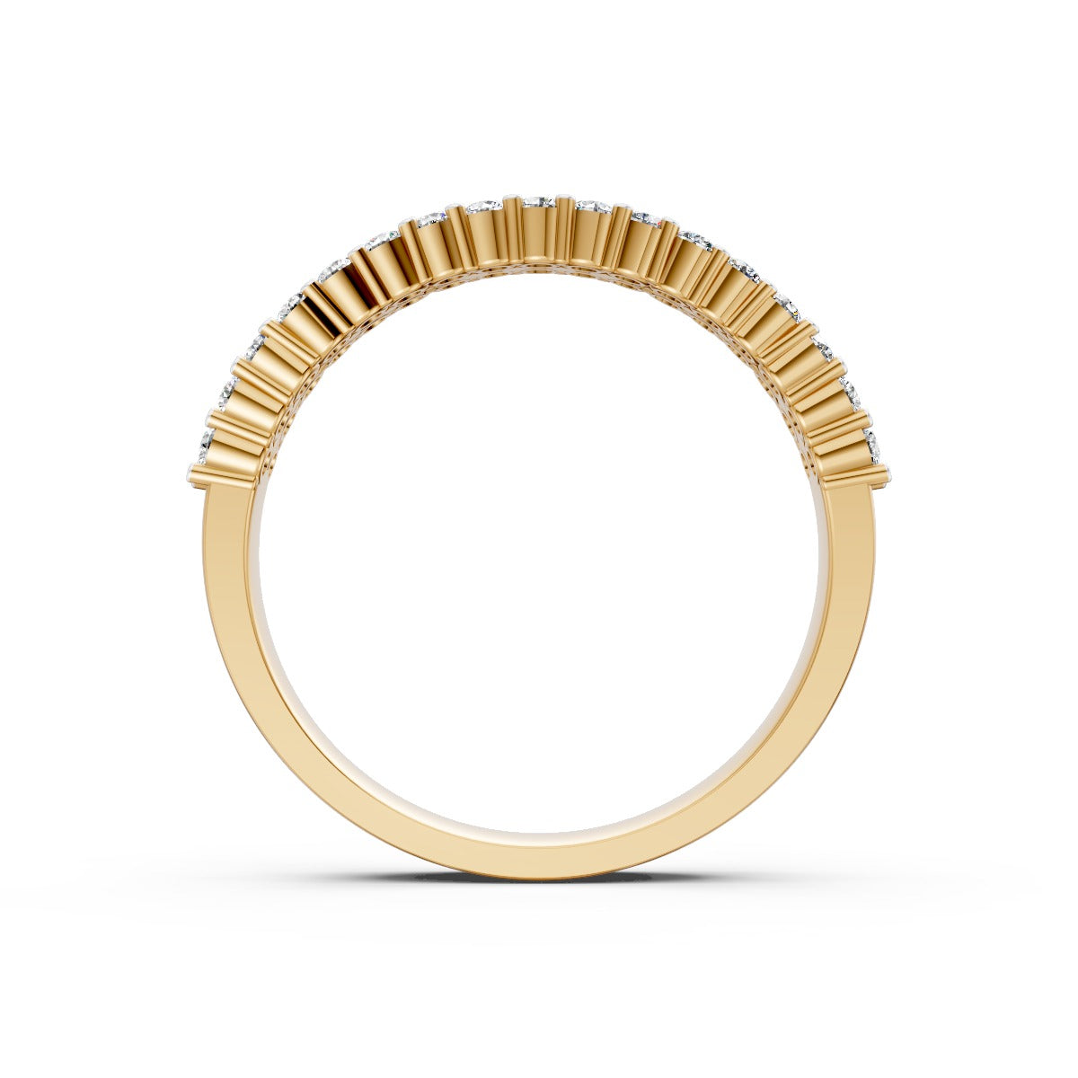 Closely Set Round Diamonds Ring