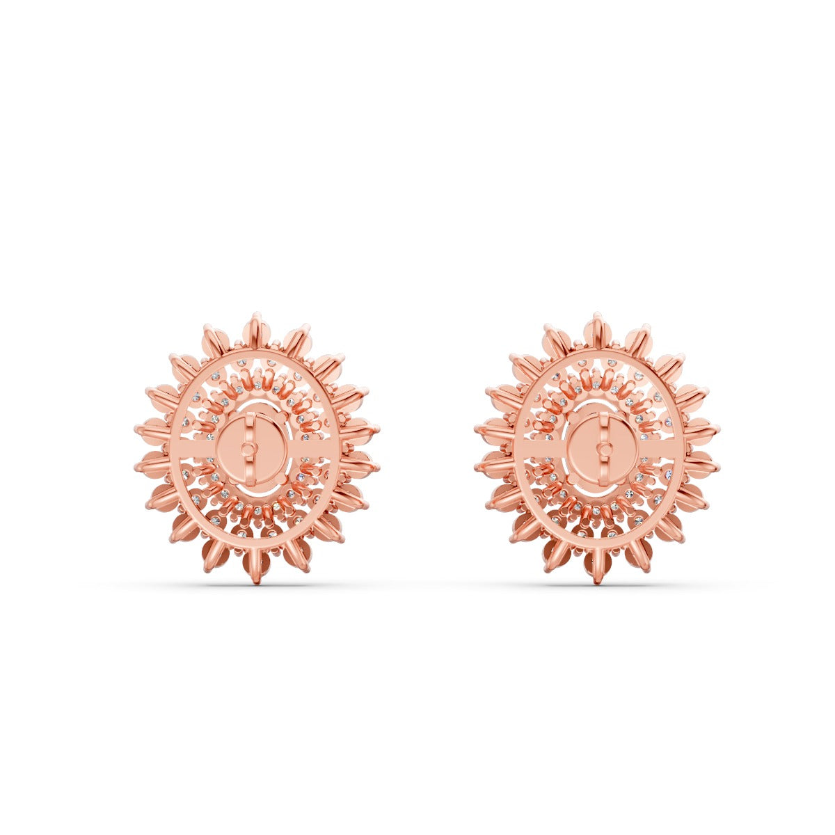 Crimson Ruby Radiance Earring