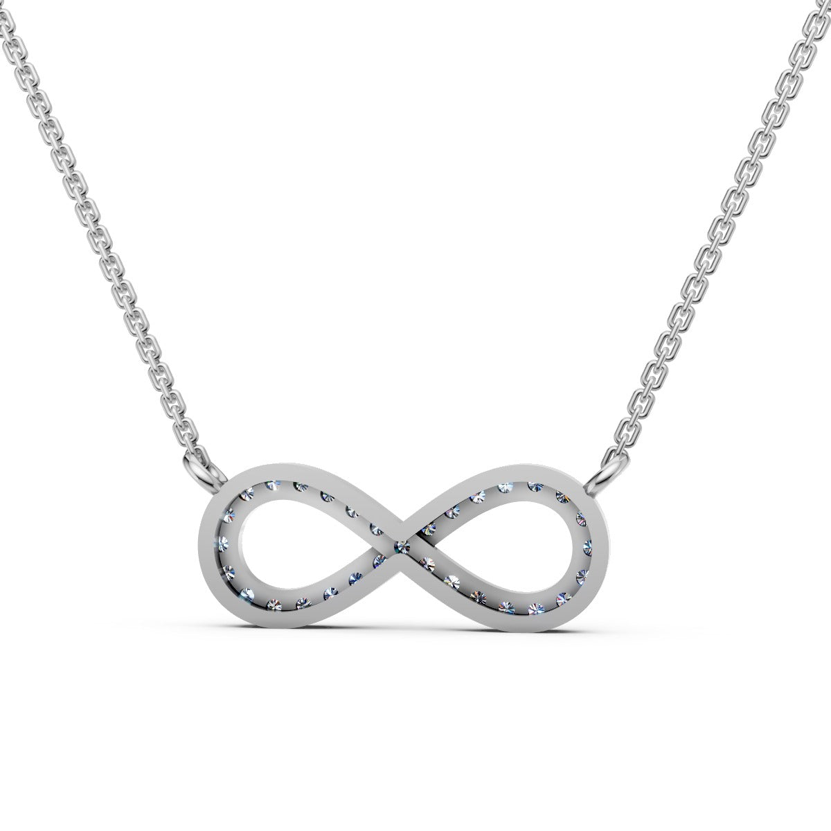 Infinity Diamond Pendant