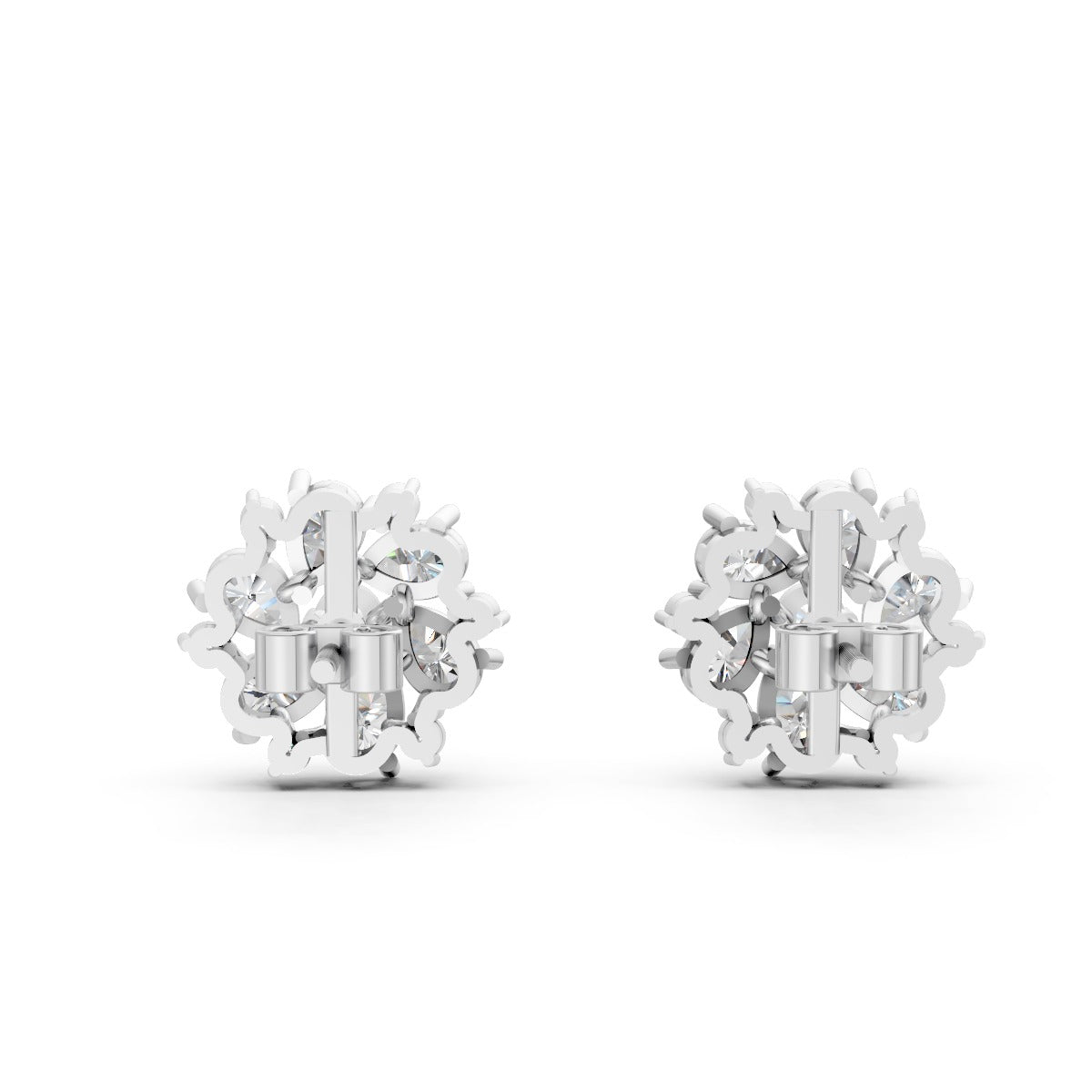 Solar Flare Diamond Earring