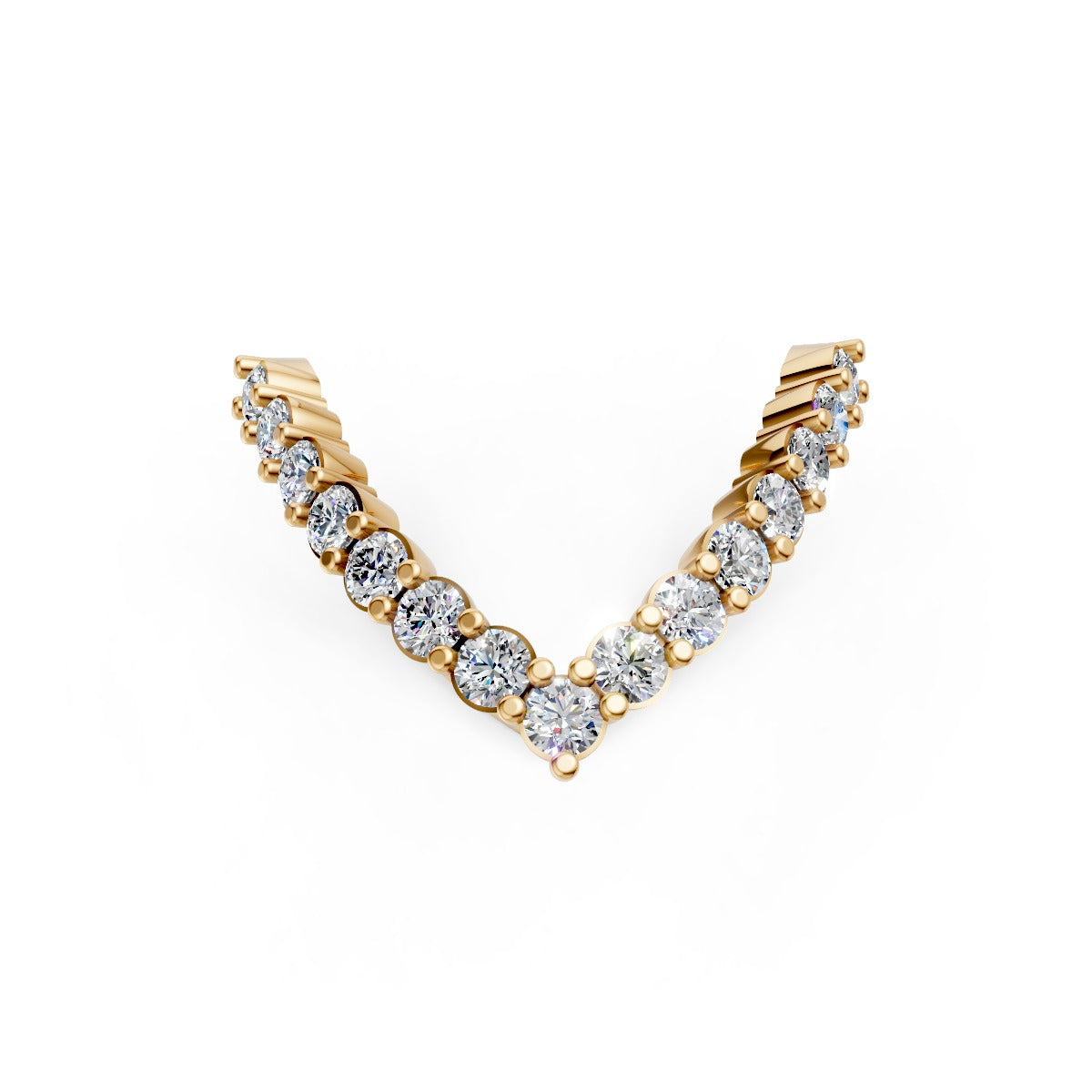 Graduated Diamond Band Ring