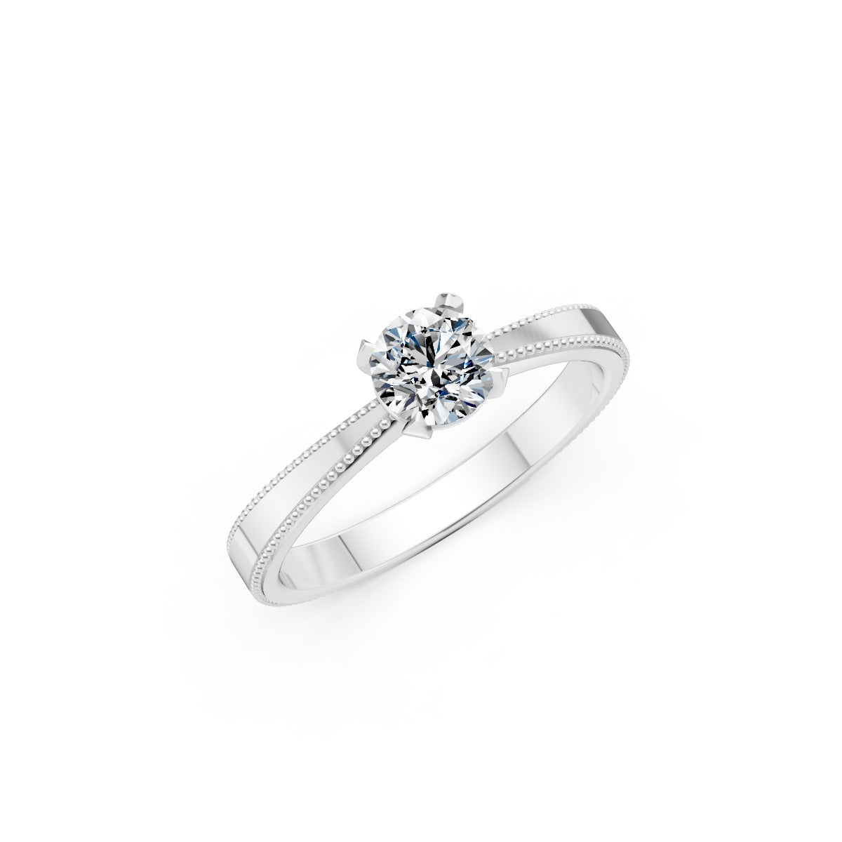 Round Diamond Brilliant Cut Ring