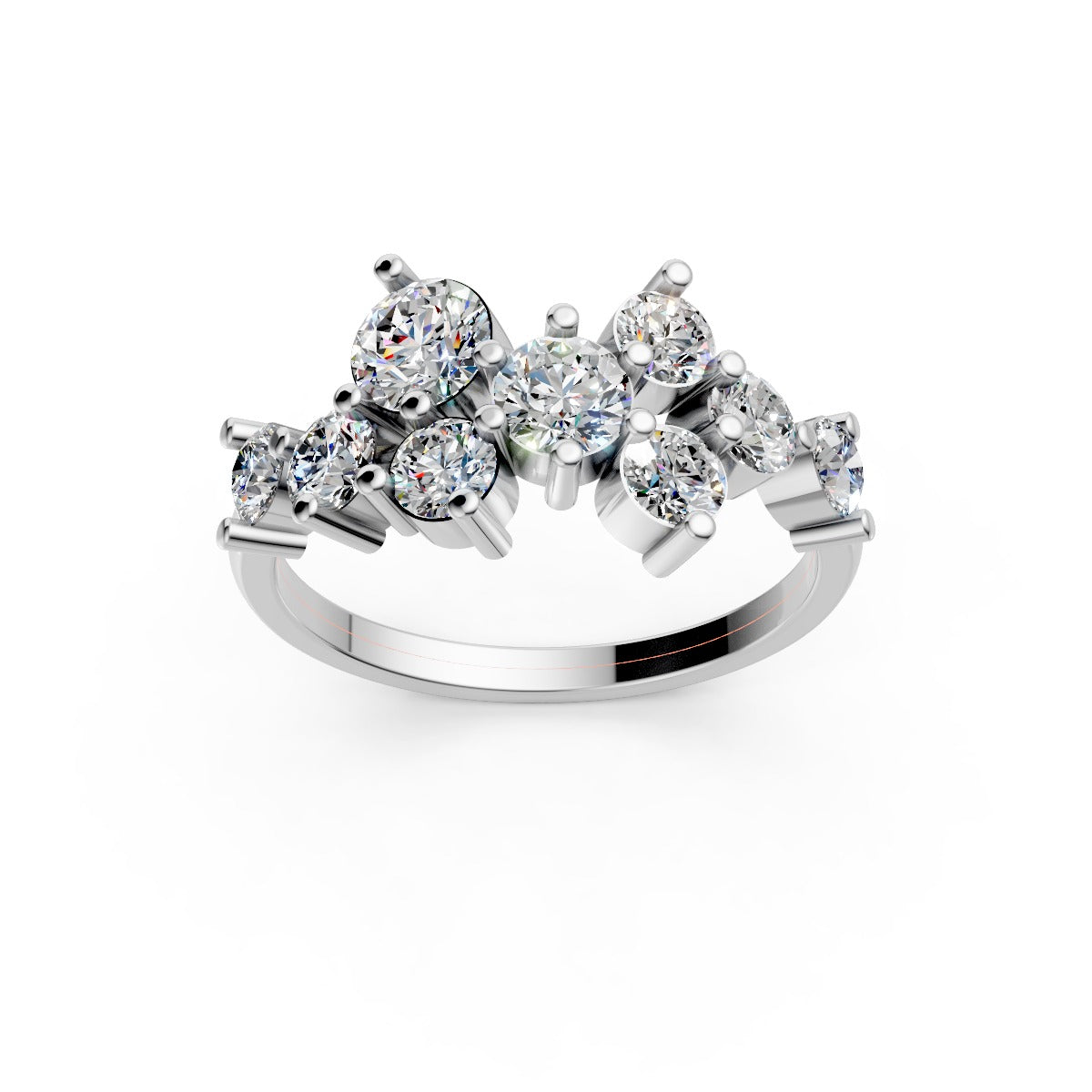 Multiple Round Diamond Ring
