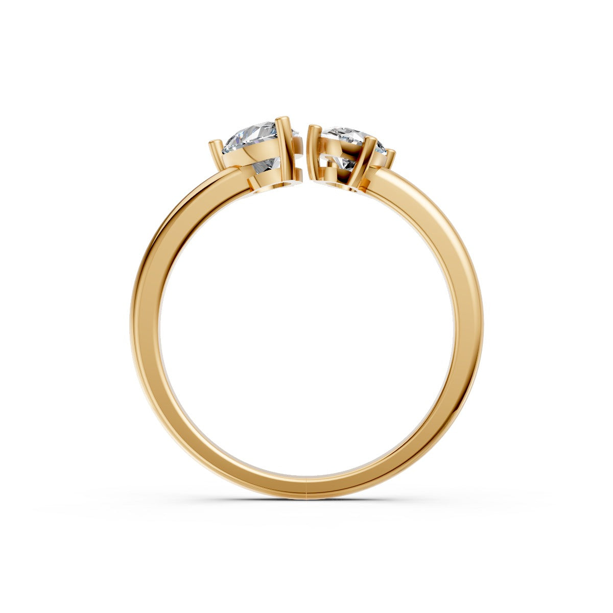 Dual Shaped Diamond Ring