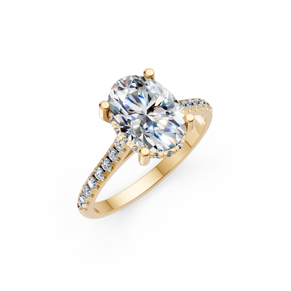 Elysian Oval Solitaire Ring
