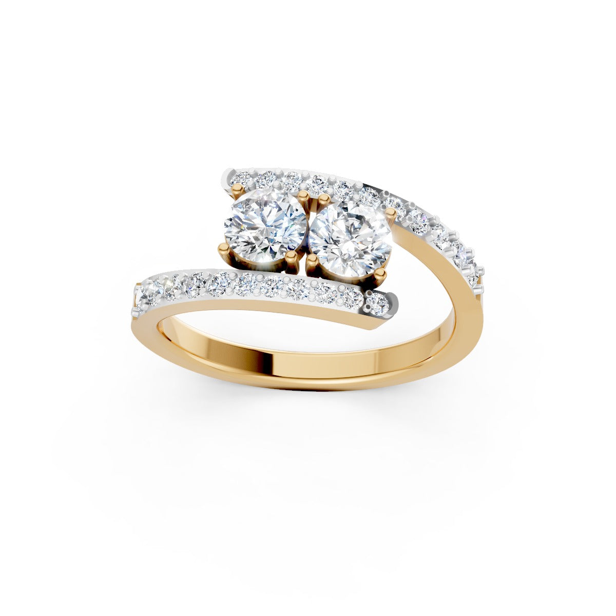 Modern Bypass Style Ring