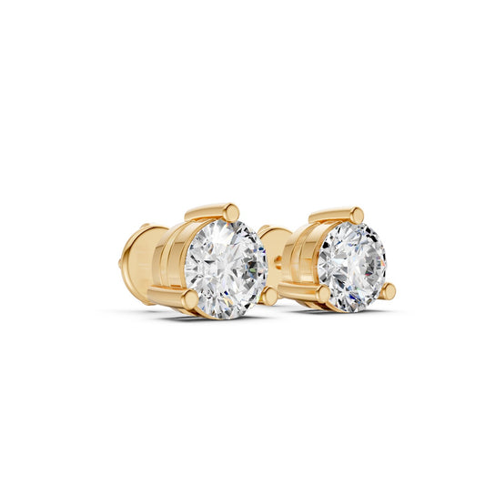 Mono-luxe Solitaire Earring