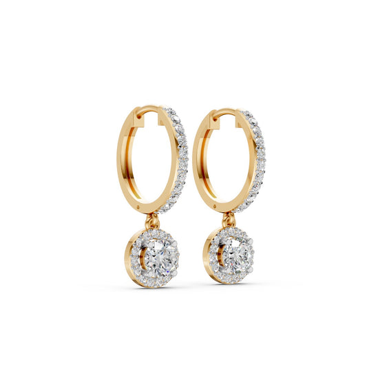 Gilded Halo Hoops