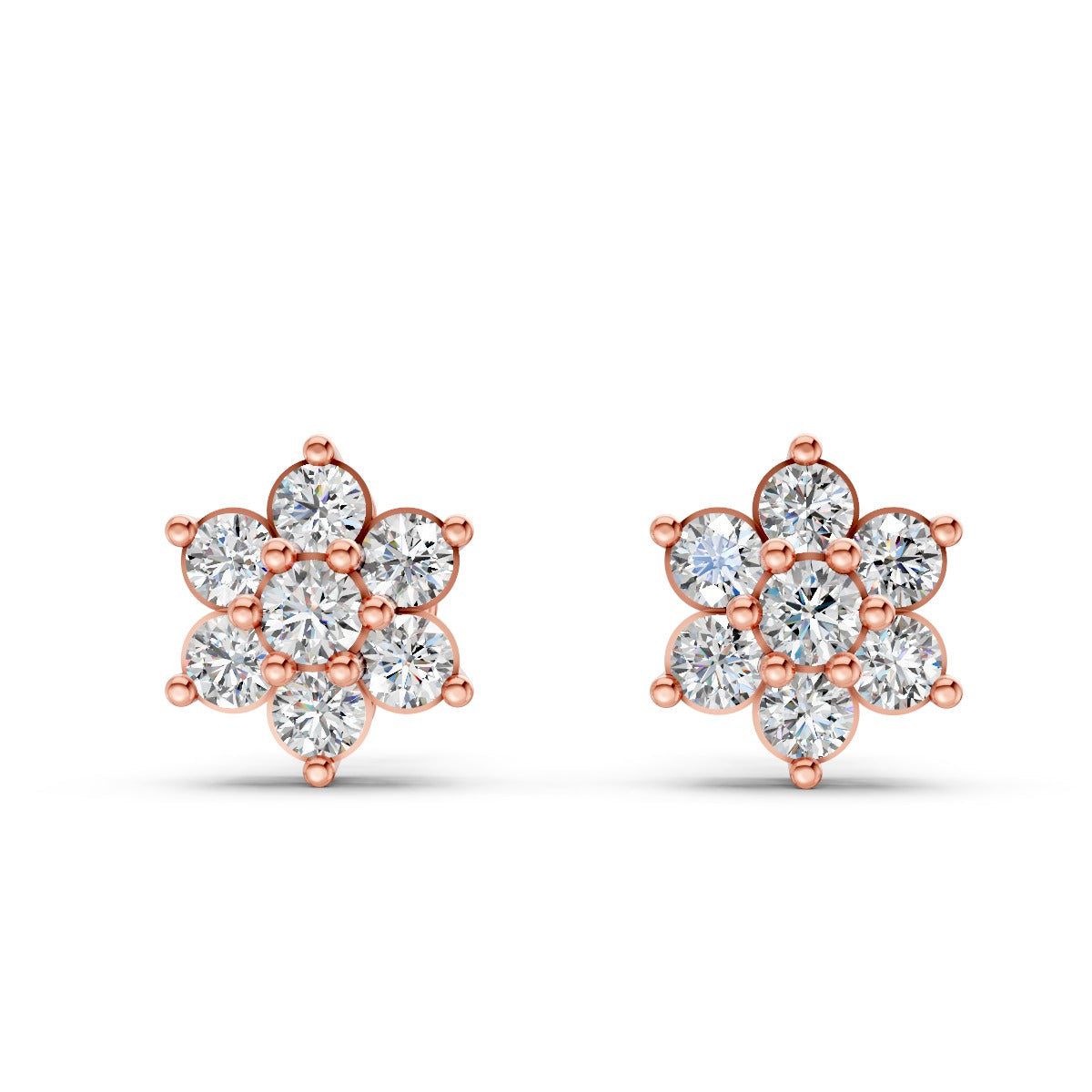 Diamond Buds Earring