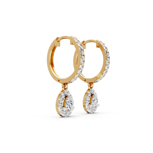 Starlight Tear Hoops