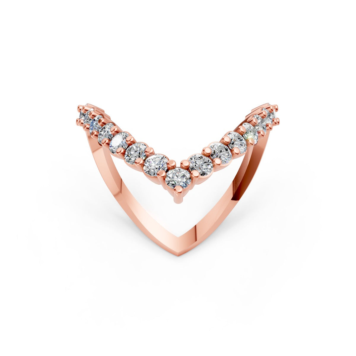 Graduated Diamond Band Ring